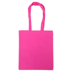 Cerisefärgad tygpåse i bomull - Färgstark kulör