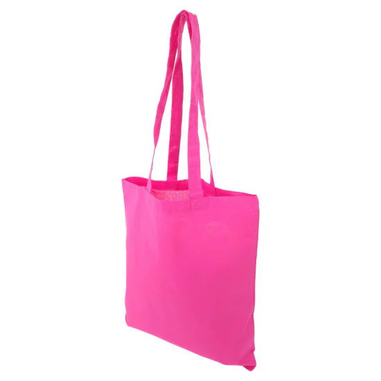 Cerise tygkasse hängande snett med långa axelband