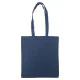 Marinblå tygpåse med långa handtag