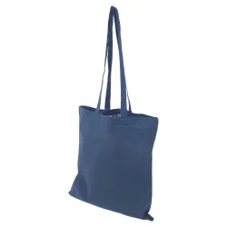 Marinblå tygpåse med långa handtag