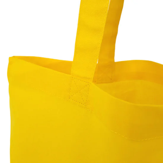 Gul tygkasse med långa axelband